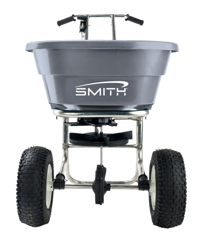 SMITH 80 lbs. Torque Grip Stainless Steel Push Spreader, Model SB-80ST