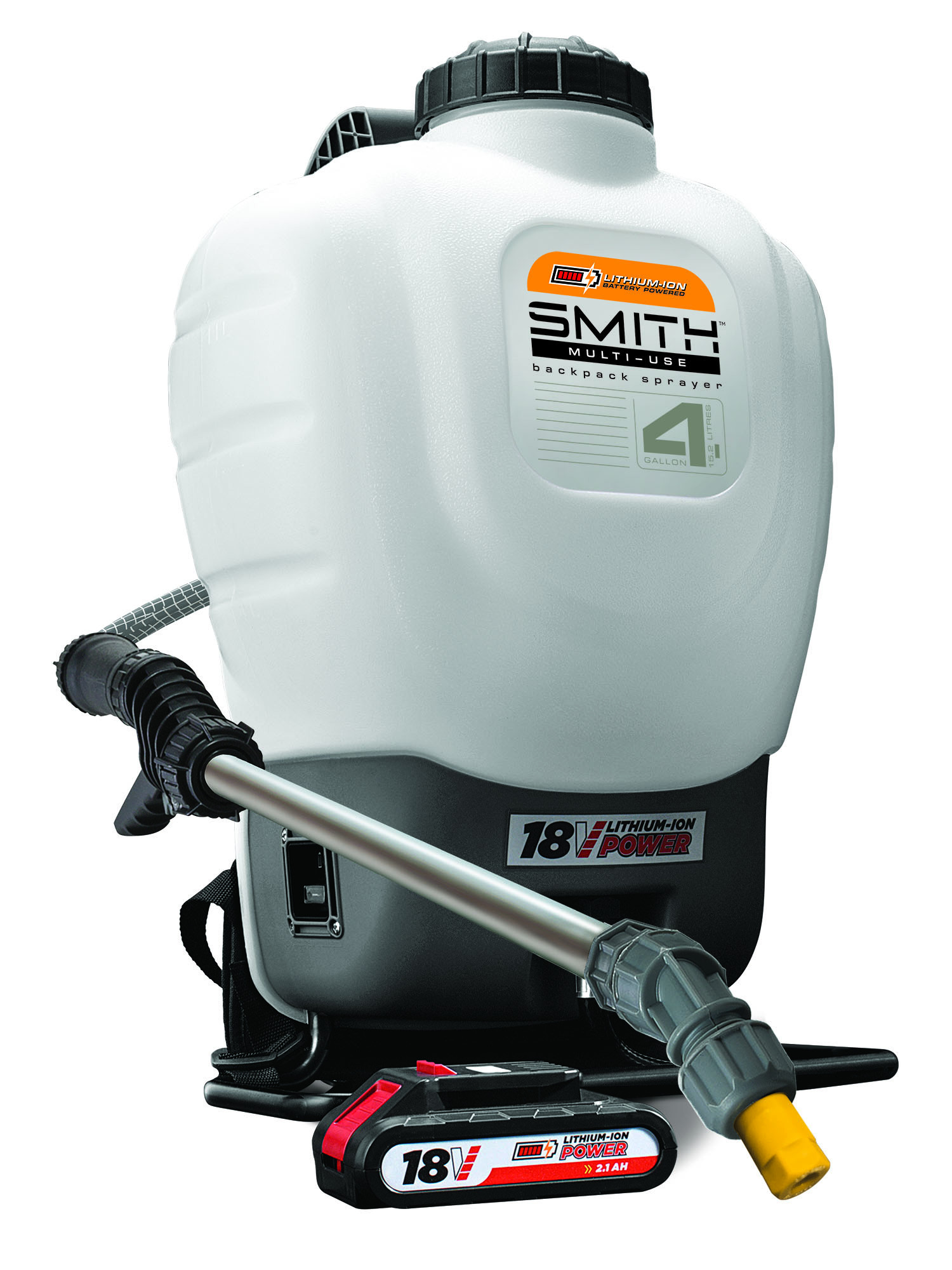 Smith Multi-Use 18V Lithium-ion Powered Disinfecting Backpack Sprayer, Model 190676