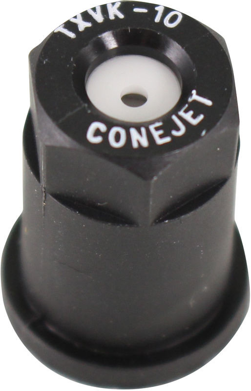 Smith Performance Sprayers 182940 #10 Black Poly Conical Nozzle Tip with Ceramic Insert:  .16 GPM- 80° FAN; TXVK10