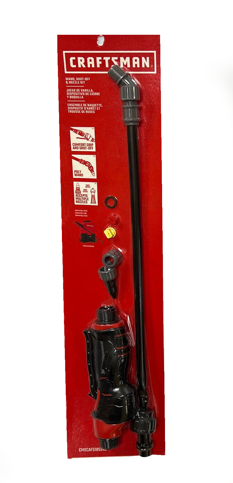 185245 Craftsman Wand, Shutoff and 4 Nozzles Kit CMXCAFG185245
