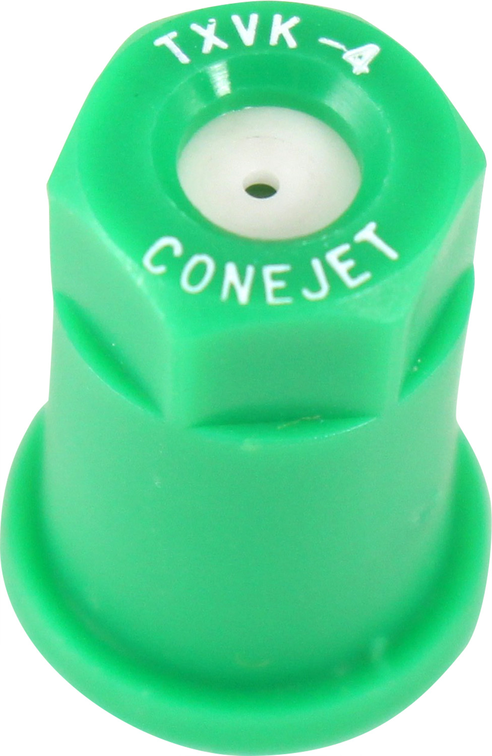 182937 #4 Green Poly Conical Nozzle Tip with Ceramic Insert